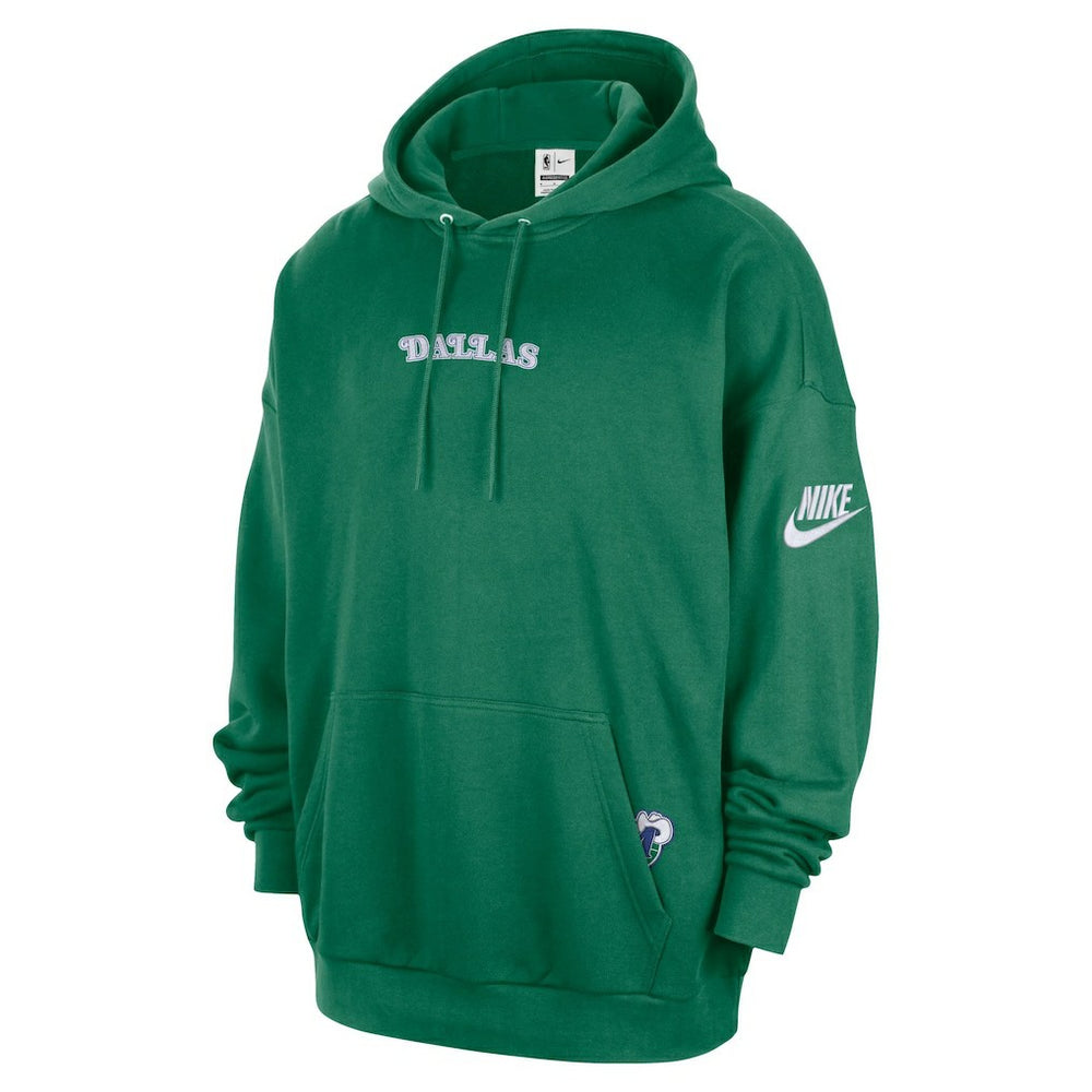 Dallas Mavericks Classic Edition Hardwood Classics Premium Club Heavyweight Fleece Hoodie for sale Green | Nike