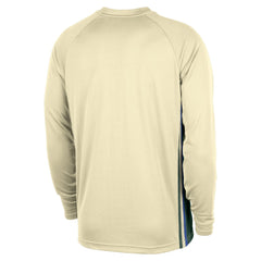 Milwaukee Bucks 2025/26 City Edition Authentic Pregame Dri-FIT Long Sleeve Shooting T-Shirt Cream | Nike discount