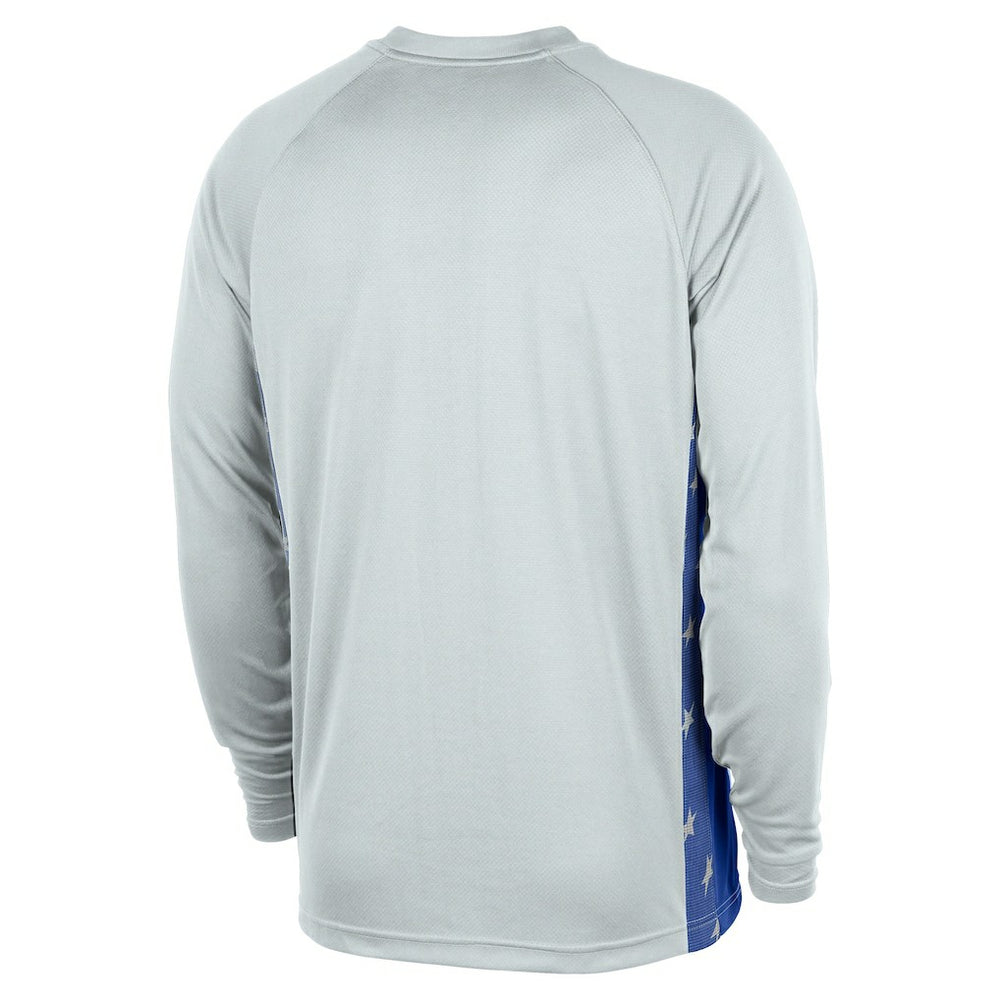 Orlando Magic 2025/26 City Edition Authentic Pregame Dri-FIT Long Sleeve Shooting T-Shirt Silver | Nike US