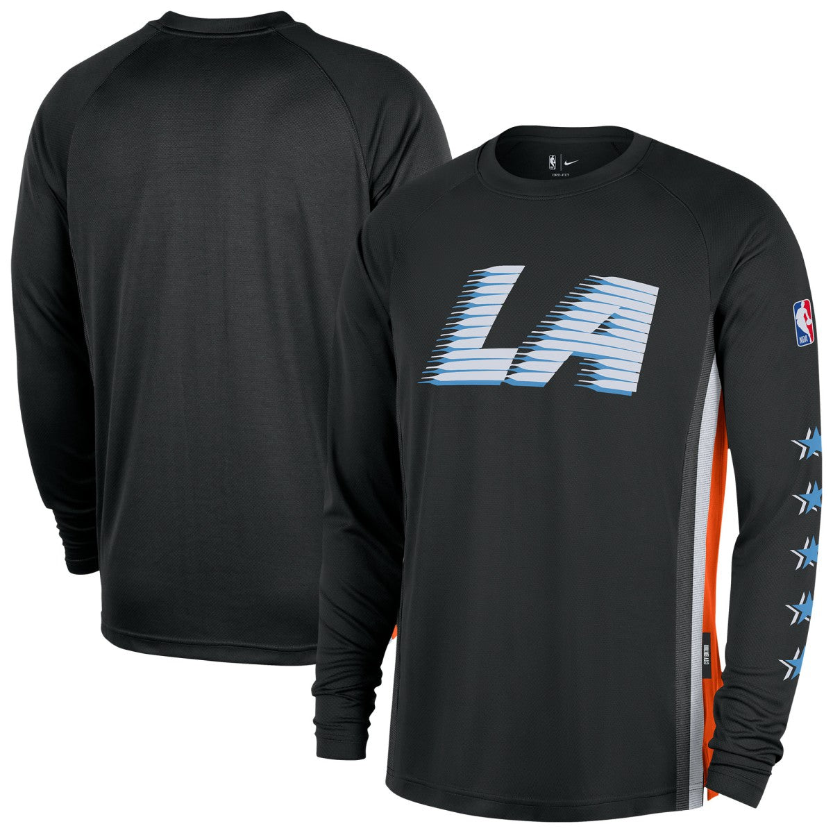 LA Clippers 2025/26 City Edition Authentic Pregame Dri-FIT Long Sleeve Shooting T-Shirt Black | Nike Near Me