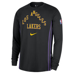 Los Angeles Lakers 2025/26 City Edition Authentic Pregame Dri-FIT Long Sleeve Shooting T-Shirt Black | Nike outlet