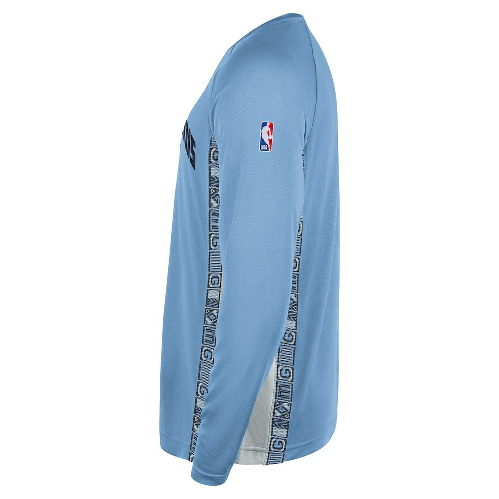 Memphis Grizzlies 2025/26 City Edition Authentic Pregame Dri-FIT Long Sleeve Shooting T-Shirt Light Blue | Nike outlet