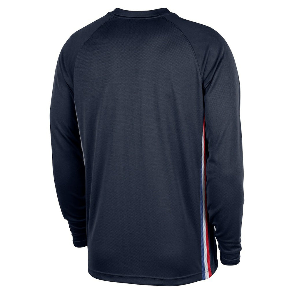 Philadelphia 76ers 2025/26 City Edition Authentic Pregame Dri-FIT Long Sleeve Shooting T-Shirt Navy | Nike discount
