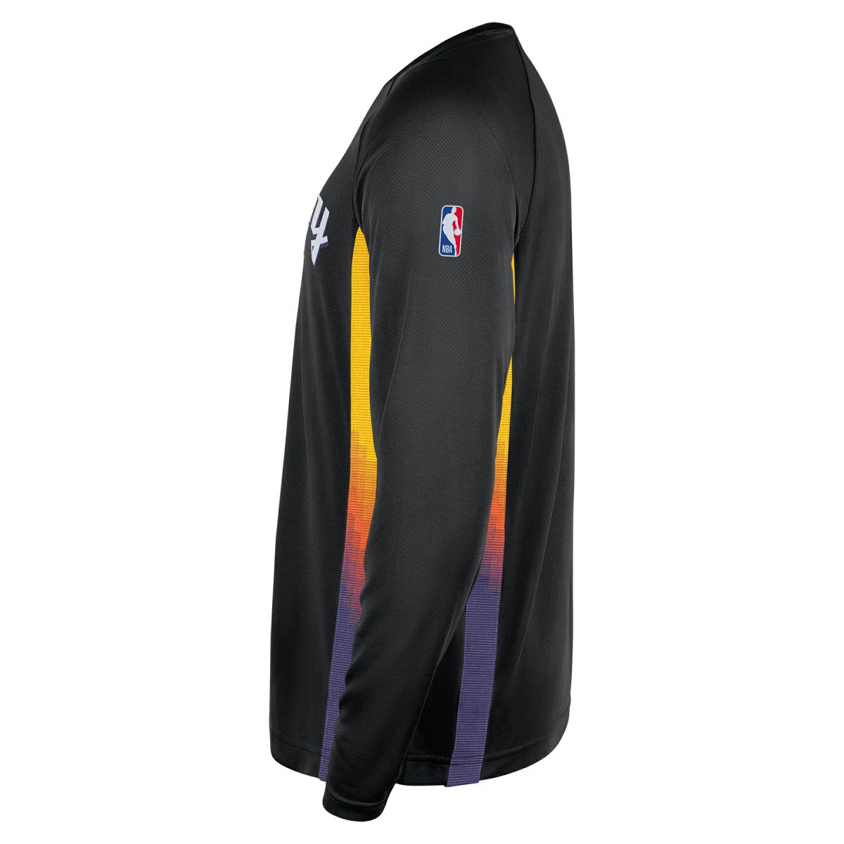 Phoenix Suns 2025/26 City Edition Authentic Pregame Dri-FIT Long Sleeve Shooting T-Shirt Black | Nike Lifestyle