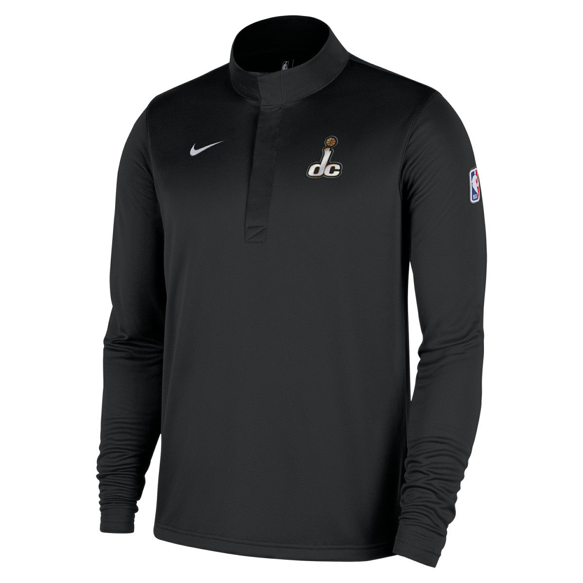 Washington Wizards 2025/26 City Edition Remix Authentic Coaches Dri-FIT Half-Zip Top Black | Nike Near Me