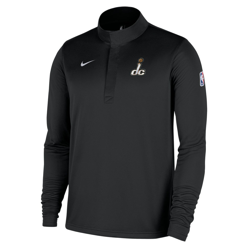 Washington Wizards 2025/26 City Edition Remix Authentic Coaches Dri-FIT Half-Zip Top Black | Nike Near Me