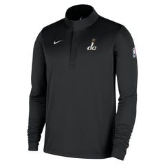 Washington Wizards 2025/26 City Edition Remix Authentic Coaches Dri-FIT Half-Zip Top Black | Nike Near Me