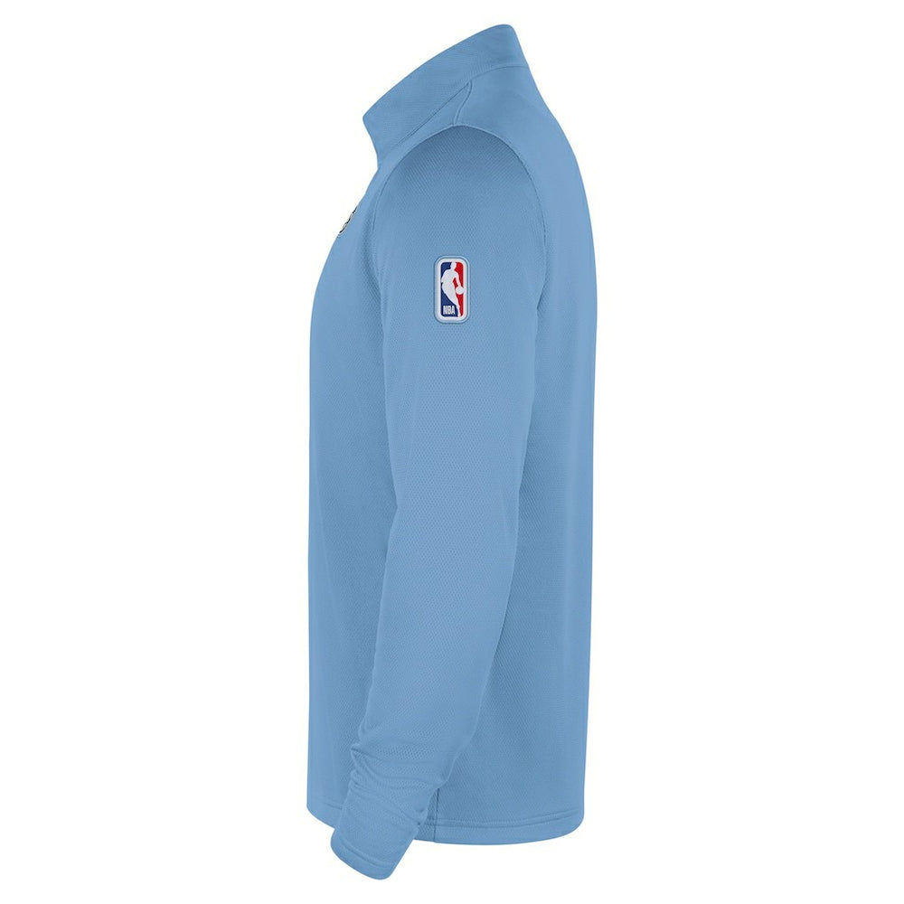 Memphis Grizzlies 2025/26 City Edition Remix Authentic Coaches Dri-FIT Half-Zip Top Light Blue | Nike US