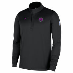 Minnesota Timberwolves 2025/26 City Edition Remix Authentic Coaches Dri-FIT Half-Zip Pullover Black | Nike Near Me