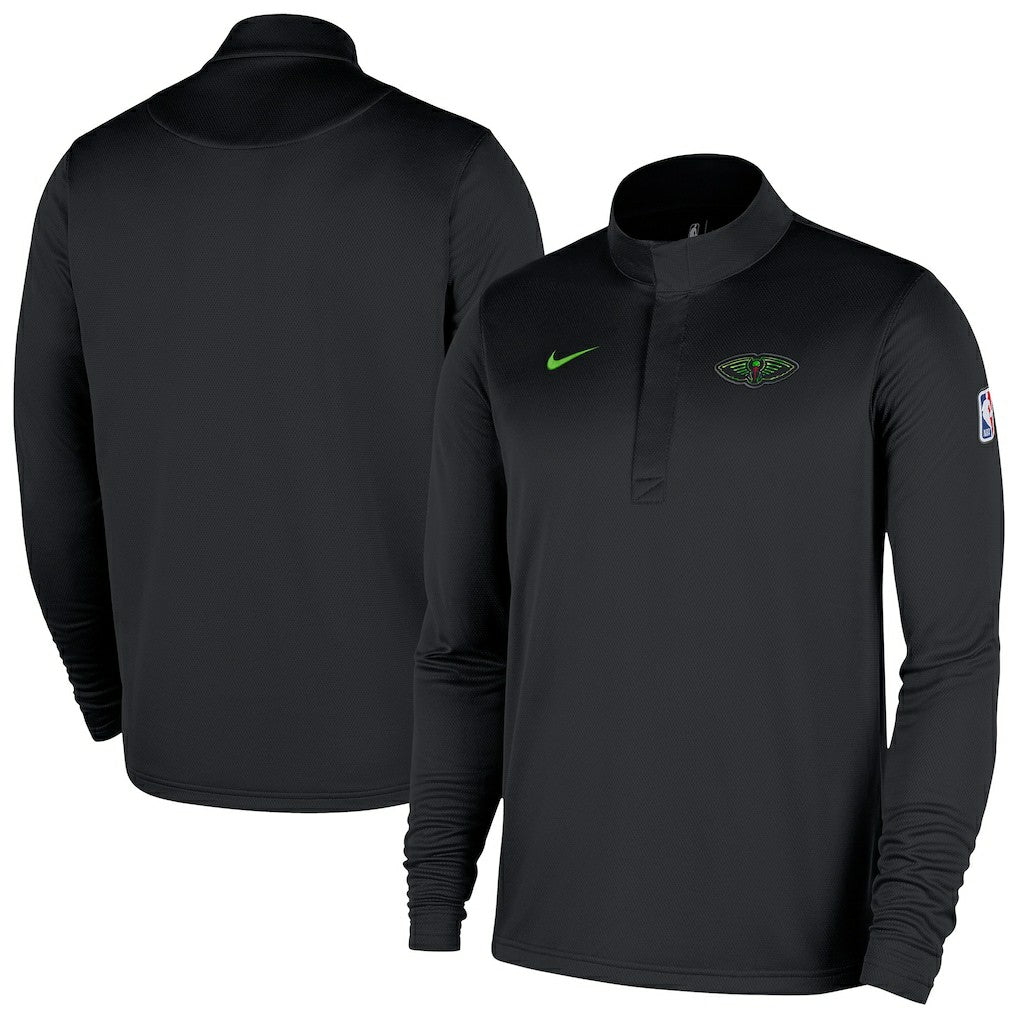 New Orleans Pelicans 2025/26 City Edition Remix Authentic Coaches Dri-FIT Half-Zip Top Black | Nike online
