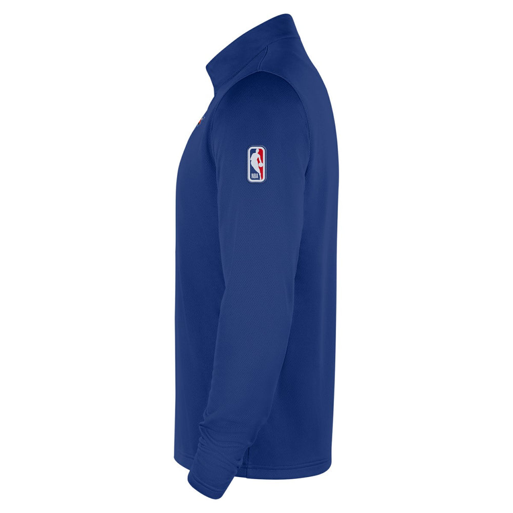 New York Knicks 2025/26 City Edition Remix Authentic Coaches Dri-FIT Half-Zip Top Blue | Nike online