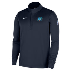 Oklahoma City Thunder 2025/26 City Edition Remix Authentic Coaches Dri-FIT Half-Zip Top Navy | Nike Near Me