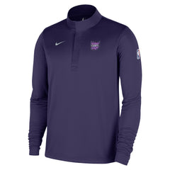 Sacramento Kings 2025/26 City Edition Remix Authentic Coaches Dri-FIT Half-Zip Top for sale Purple | Nike Lifestyle