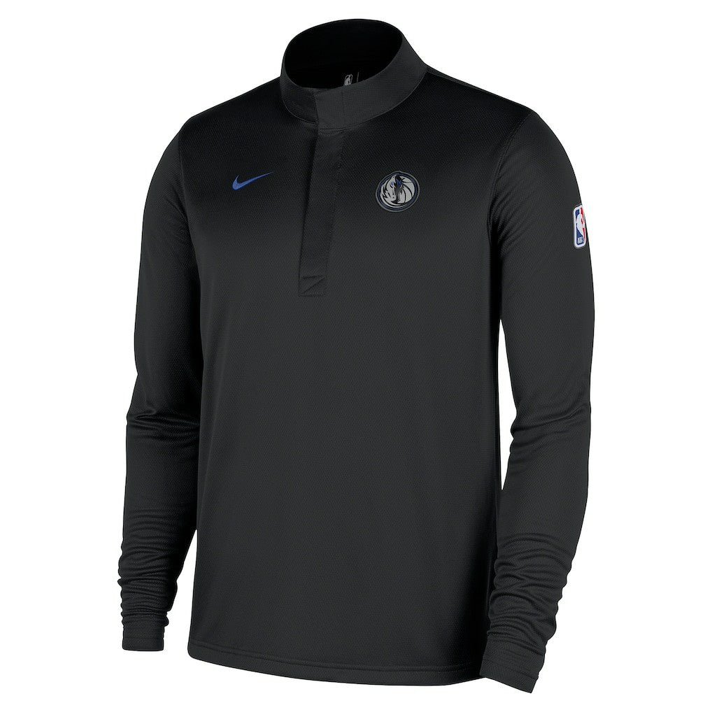 Dallas Mavericks 2025/26 City Edition Remix Authentic Coaches Dri-FIT Half-Zip Top for sale Black | Nike for sale