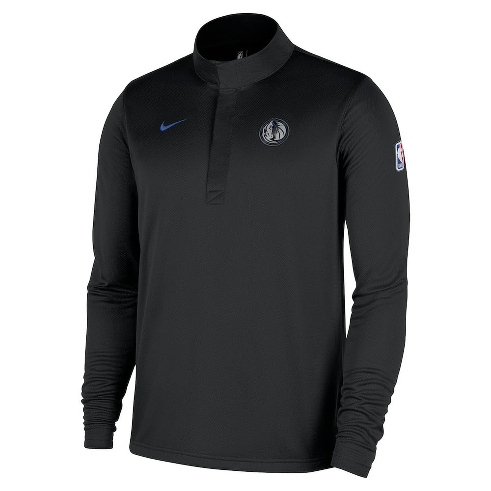 Dallas Mavericks 2025/26 City Edition Remix Authentic Coaches Dri-FIT Half-Zip Top for sale Black | Nike for sale