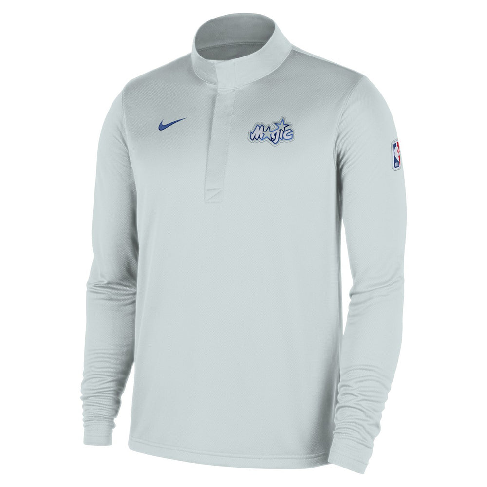 Orlando Magic 2025/26 City Edition Remix Authentic Coaches Dri-FIT Half-Zip Top Silver | Nike