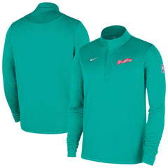 San Antonio Spurs 2025/26 City Edition Remix Authentic Coaches Dri-FIT Half-Zip Top Green | Nike US
