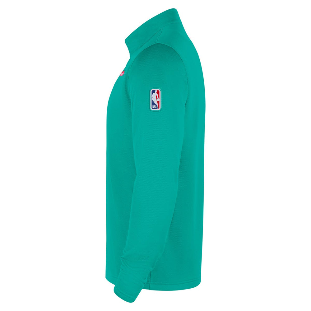 San Antonio Spurs 2025/26 City Edition Remix Authentic Coaches Dri-FIT Half-Zip Top Green | Nike US