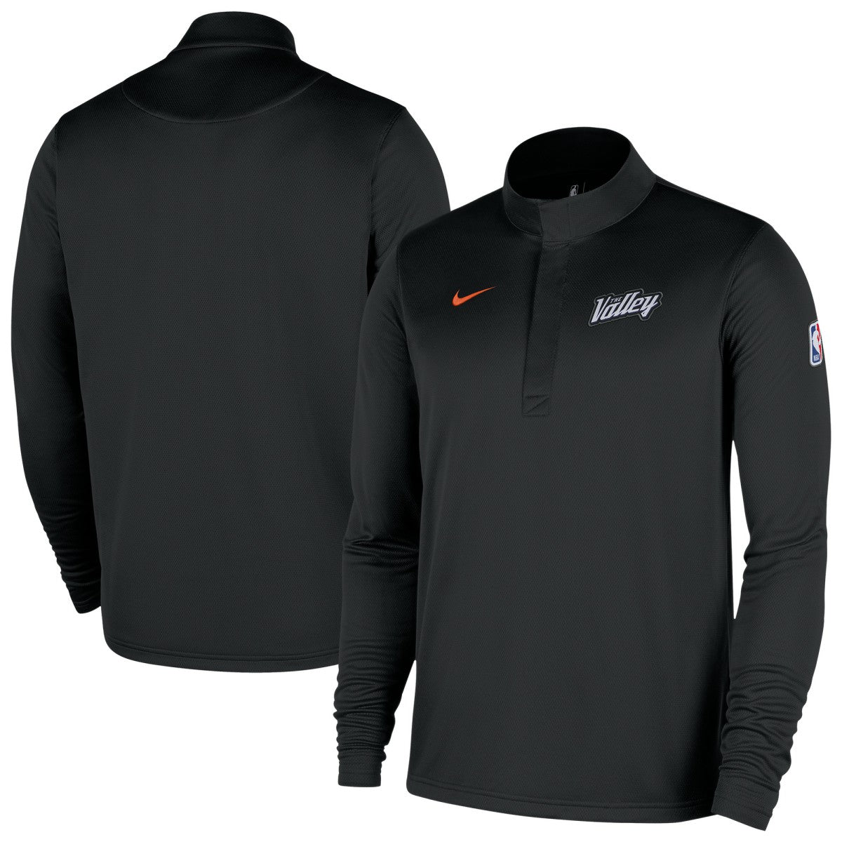 Phoenix Suns 2025/26 City Edition Remix Authentic Coaches Dri-FIT Half-Zip Top Black | Nike discount