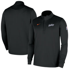 Phoenix Suns 2025/26 City Edition Remix Authentic Coaches Dri-FIT Half-Zip Top Black | Nike discount