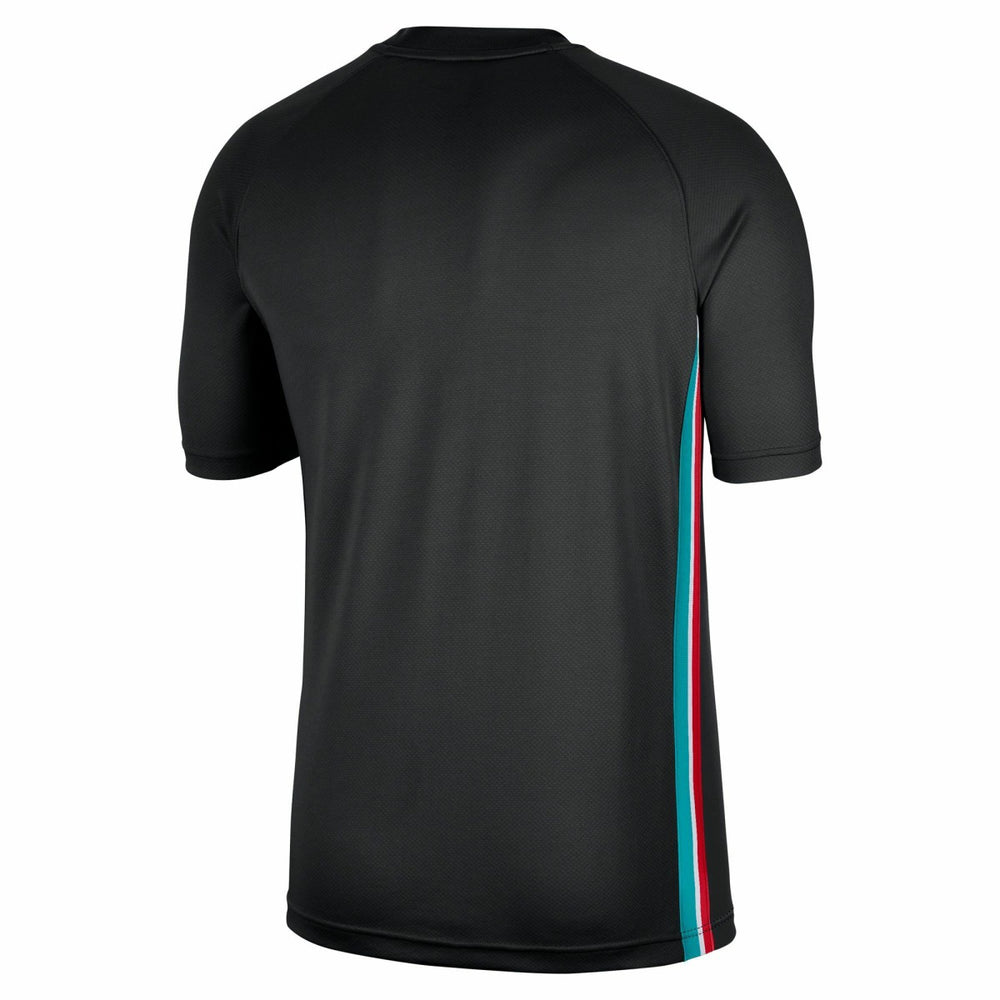 Memphis Grizzlies Classic Edition Hardwood Classics Authentic Game Shooting Dri-FIT Raglan T-Shirt Black | Nike for sale