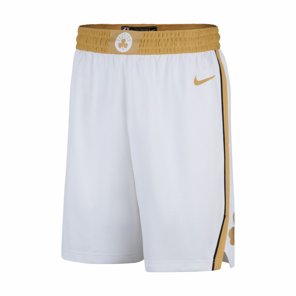 Boston Celtics 2025/26 City Edition Remix Dri-FIT Swingman Shorts White | Nike Near Me