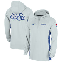 Orlando Magic 2025/26 City Edition Remix Authentic On-Court Quarter-Zip Dri-FIT Hooded Jacket Silver | Nike US