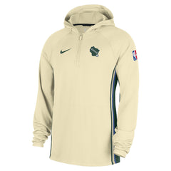Milwaukee Bucks 2025/26 City Edition Remix Authentic On-Court Quarter-Zip Dri-FIT Hooded Jacket White | Nike online
