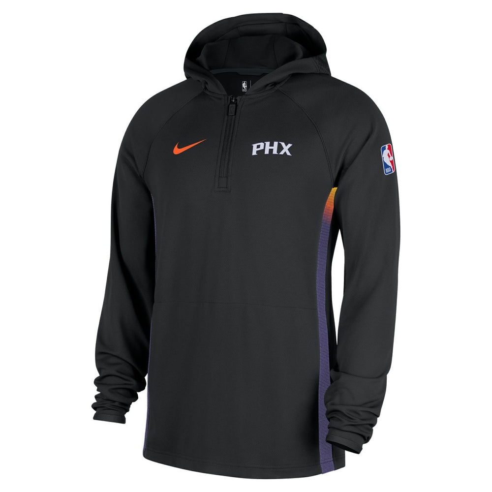 Phoenix Suns 2025/26 City Edition Remix Authentic On-Court Quarter-Zip Dri-FIT Hooded Jacket Black | Nike for sale