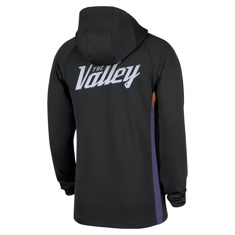 Phoenix Suns 2025/26 City Edition Remix Authentic On-Court Quarter-Zip Dri-FIT Hooded Jacket Black | Nike for sale