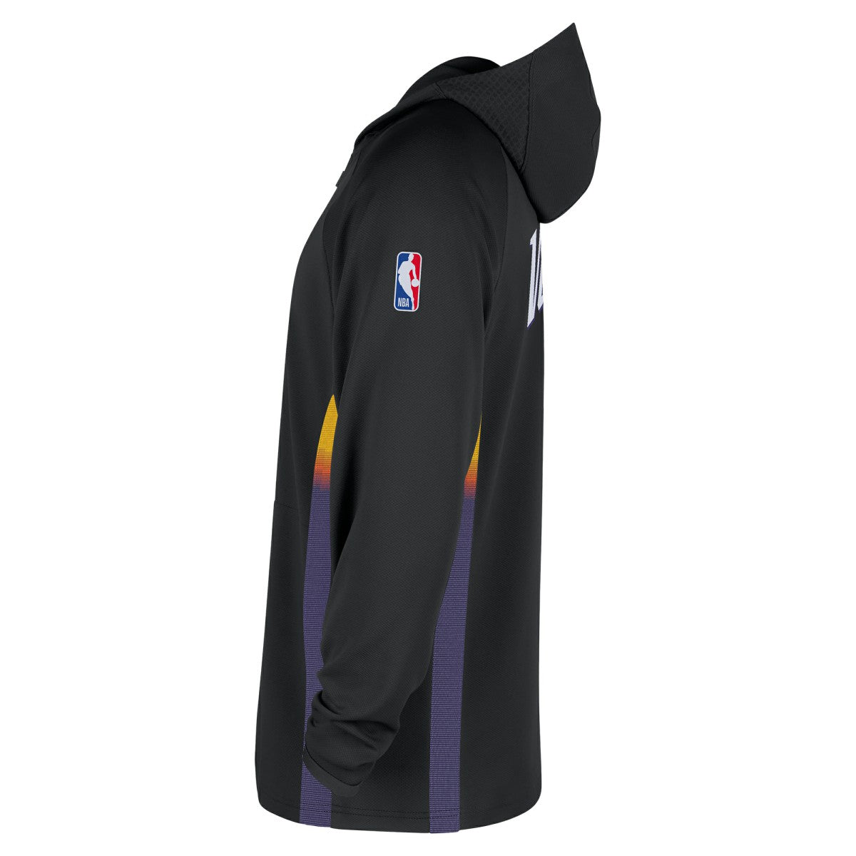 Phoenix Suns 2025/26 City Edition Remix Authentic On-Court Quarter-Zip Dri-FIT Hooded Jacket Black | Nike for sale