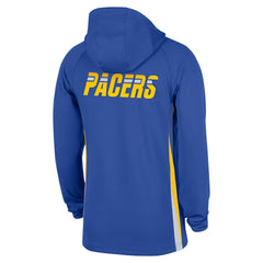 Indiana Pacers 2025/26 City Edition Remix Authentic On-Court Quarter-Zip Dri-FIT Hooded Jacket Blue | Nike Lifestyle
