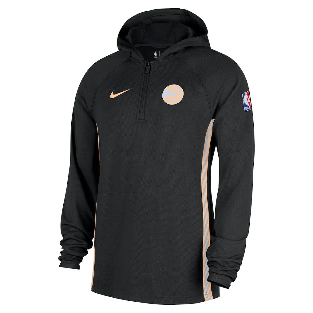 Atlanta Hawks 2025/26 City Edition Remix Authentic On-Court Quarter-Zip Dri-FIT Hooded Jacket Black | Nike for sale