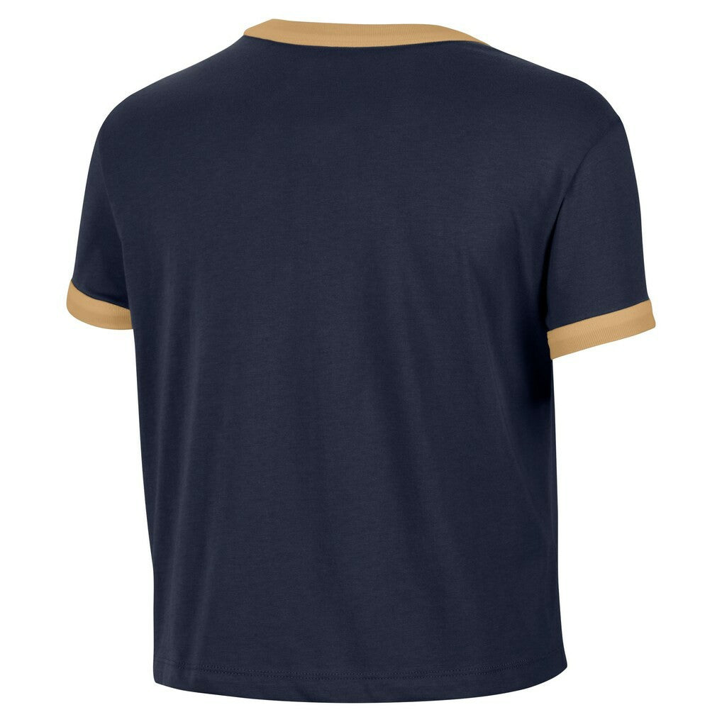 Cleveland Cavaliers Women's Classic Edition Hardwood Classics Essential Vintage Ringer T-Shirt for sale Navy | Nike Near Me