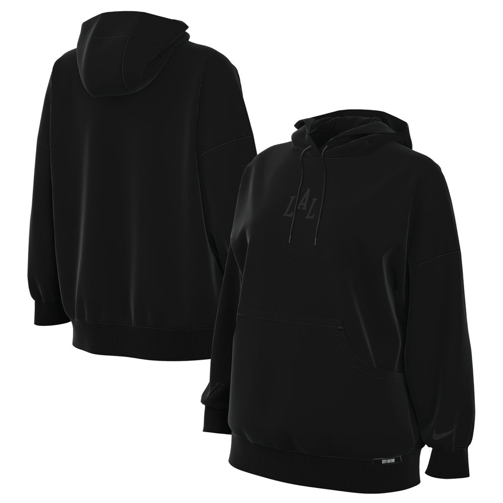 Los Angeles Lakers Women's 2025/26 City Edition Remix Premium Fleece Hoodie Black | Nike for sale