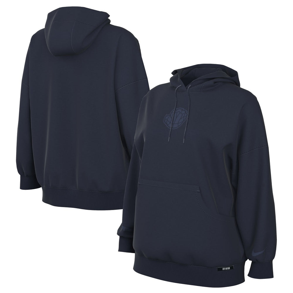 Memphis Grizzlies Women's 2025/26 City Edition Remix Premium Fleece Hoodie Navy | Nike Near Me
