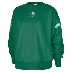 Dallas Mavericks Women's Classic Edition Hardwood Classics Premium Phoenix Fleece Sweatshirt for sale Green | Nike for sale