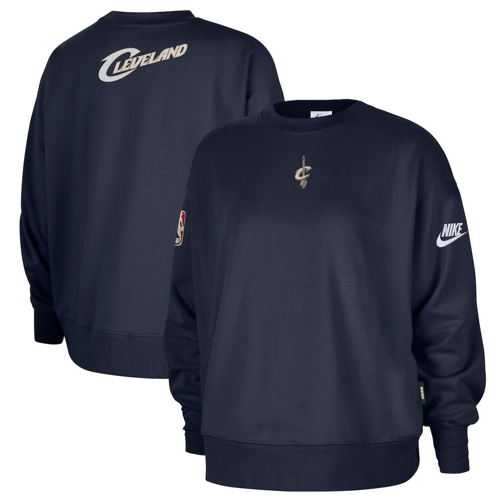 Cleveland Cavaliers Women's Classic Edition Hardwood Classics Premium Phoenix Fleece Sweatshirt for sale Navy | Nike US