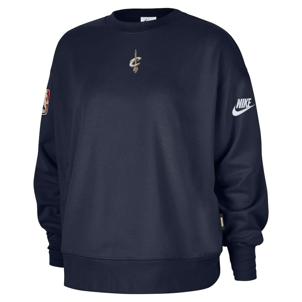 Cleveland Cavaliers Women's Classic Edition Hardwood Classics Premium Phoenix Fleece Sweatshirt for sale Navy | Nike US