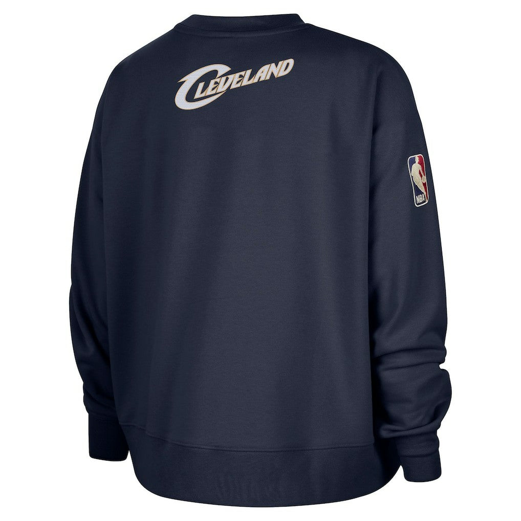Cleveland Cavaliers Women's Classic Edition Hardwood Classics Premium Phoenix Fleece Sweatshirt for sale Navy | Nike US