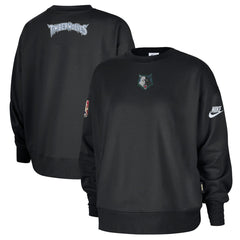 Minnesota Timberwolves Women's Classic Edition Hardwood Classics Premium Phoenix Fleece Sweatshirt Black | Nike Lifestyle