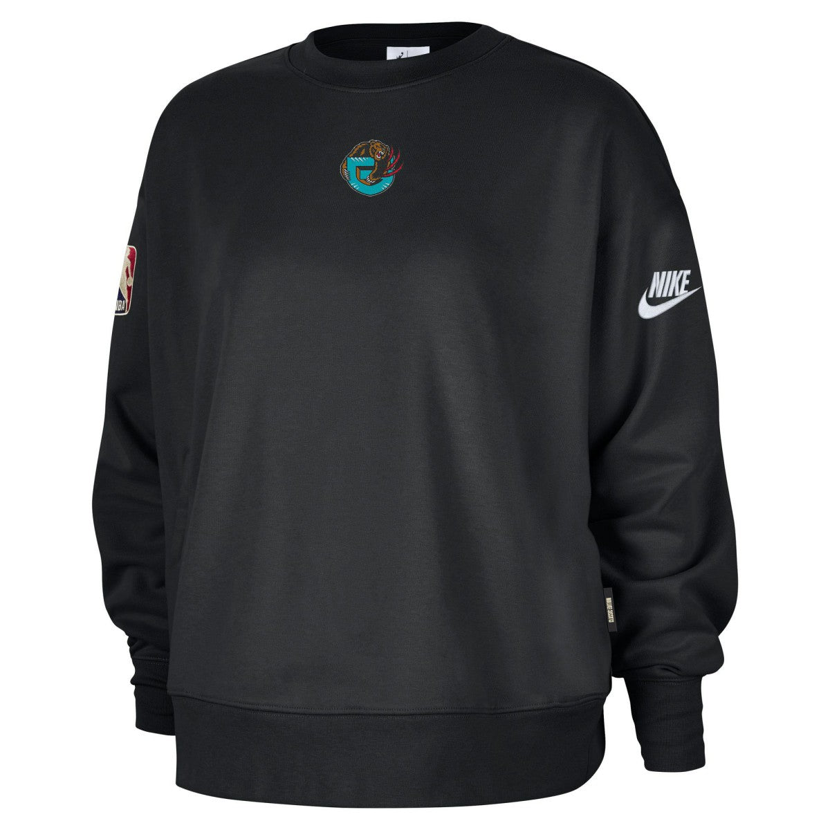 Memphis Grizzlies Women's Classic Edition Hardwood Classics Premium Phoenix Fleece Sweatshirt Black | Nike