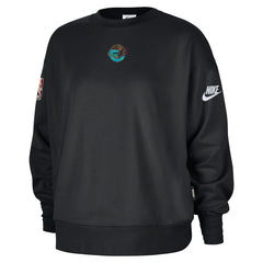Memphis Grizzlies Women's Classic Edition Hardwood Classics Premium Phoenix Fleece Sweatshirt Black | Nike