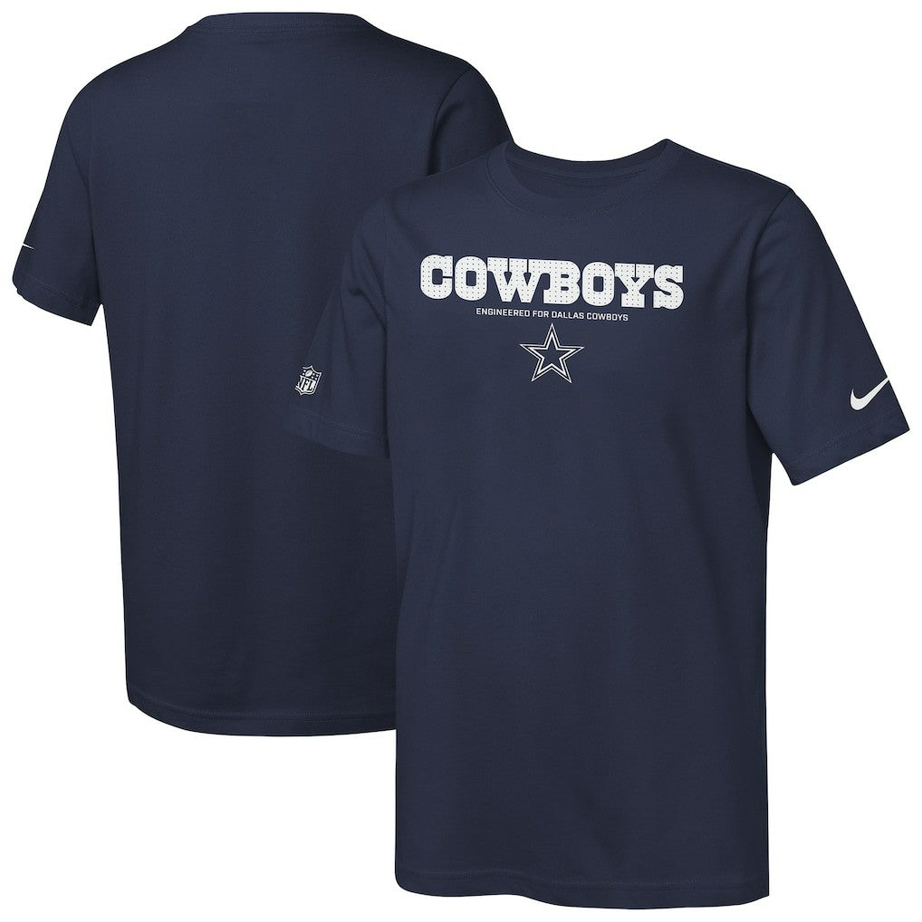 Nike Dallas Cowboys Youth Sideline Team Issue T-Shirt Navy