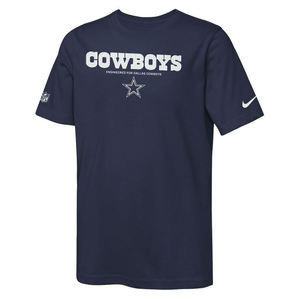 Nike Dallas Cowboys Youth Sideline Team Issue T-Shirt Navy
