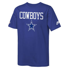 Nike Dallas Cowboys Youth Sideline T-Shirt Navy