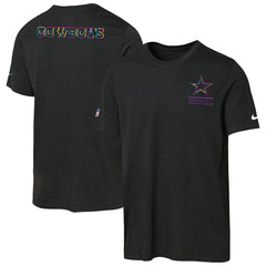 Nike Dallas Cowboys Youth 2025 NFL Crucial Catch Tri-Blend Dri-FIT T-Shirt Black