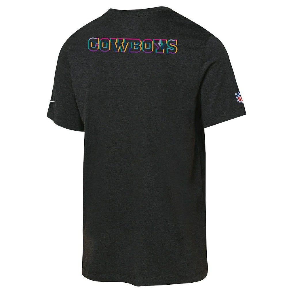 Nike Dallas Cowboys Youth 2025 NFL Crucial Catch Tri-Blend Dri-FIT T-Shirt Black