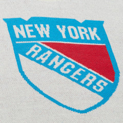 New York Rangers Mitchell & Ness Centennial Retro Logo Sweater - Cream - NHL 202936278