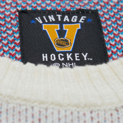 New York Rangers Mitchell & Ness Centennial Retro Logo Sweater - Cream - NHL 202936278